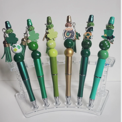 St Patrick's Day Beaded Pens (LIMITED ADDITION)